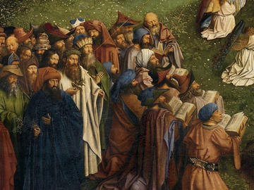 Ghent altarpiece detail1 ghent altarpiece detail1
